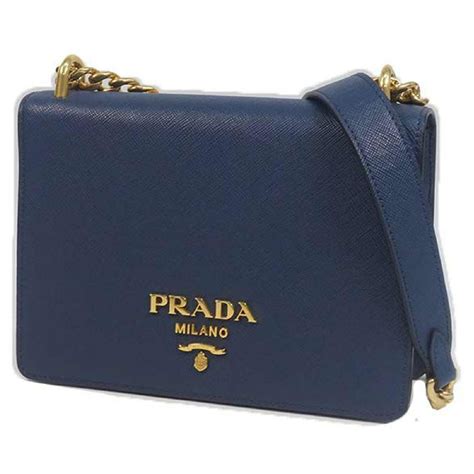 Prada Chain Crossbody Shoulder Bag Saffiano Leather 1BD133 